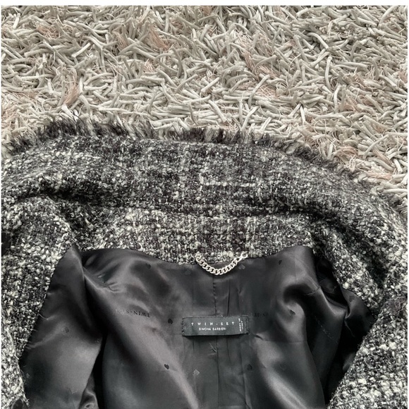 Twin-Set Jacket Women's Wool Sz Small - Picture 7 of 8